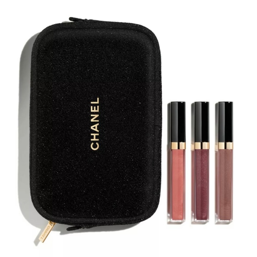 Chanel SHEER SENSATION Lipgloss Trio Set Holiday 2020 Gift Set